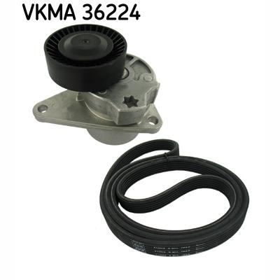 SKF VKMA36224 V-Ribbed Belt Set