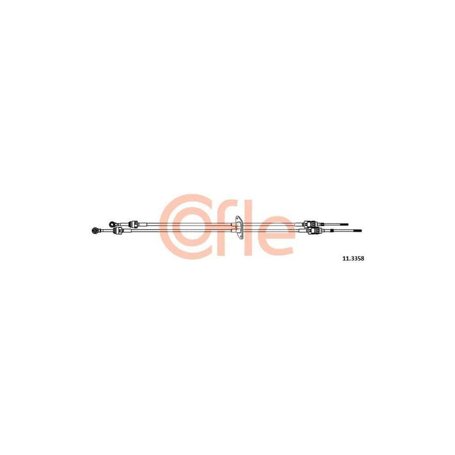 Cofle 92.11.3358 Cable, Manual Transmission Suitable for Mercedes-Benz Sprinter