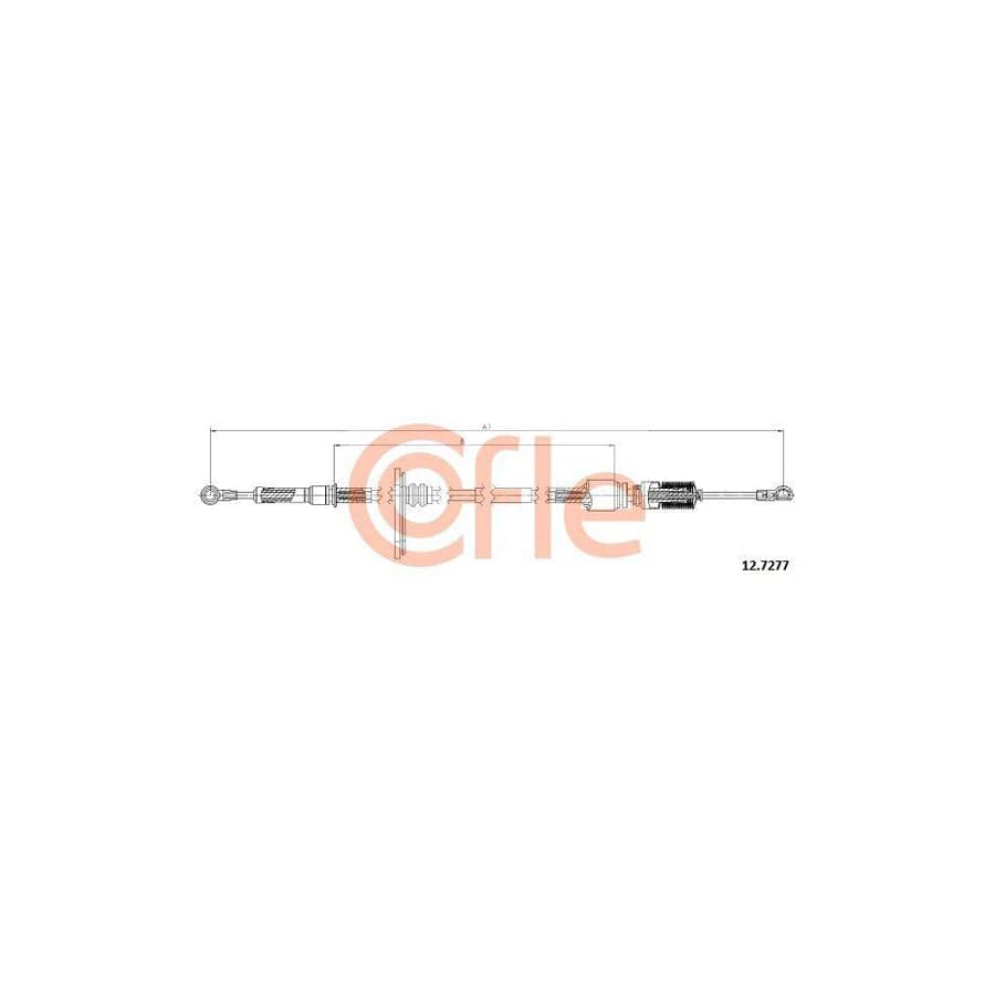 Cofle 92.12.7277 Cable, Manual Transmission for Fiat Panda I Hatchback (141)