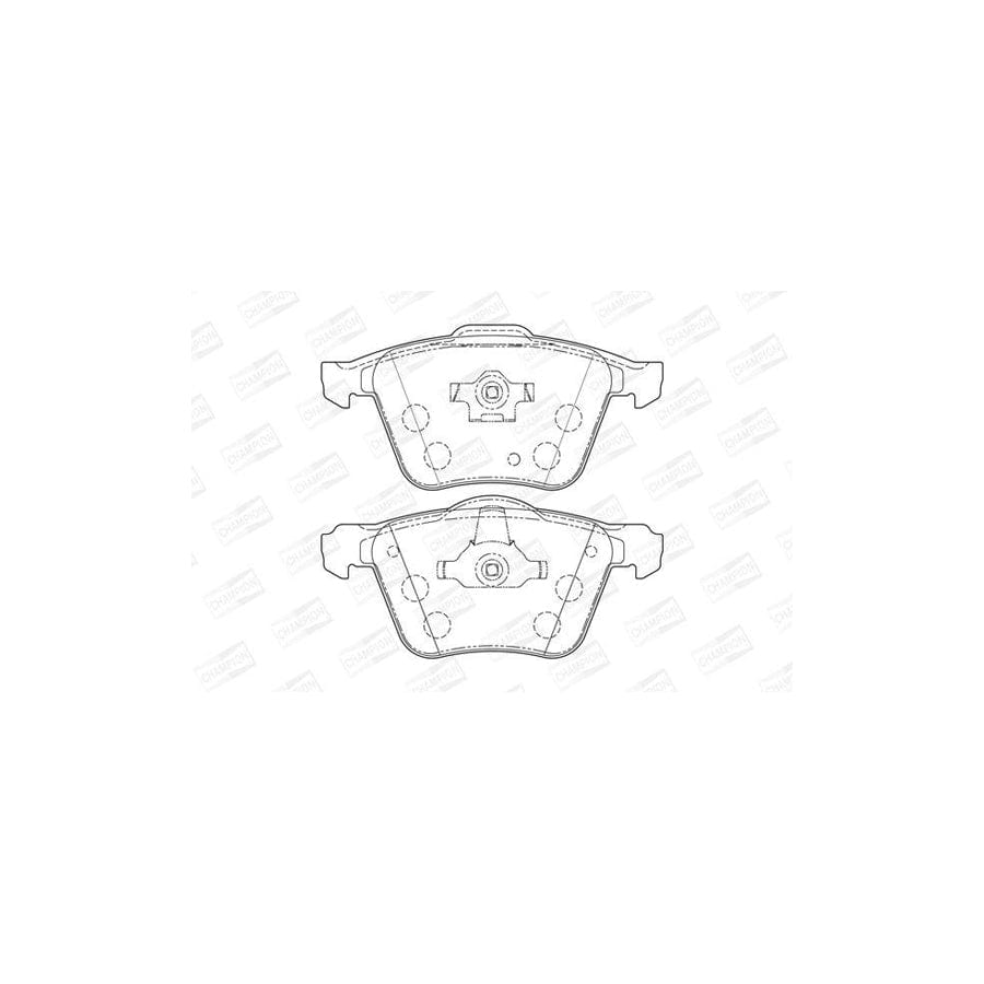Champion 573143Ch Brake Pad Set for Volvo Xc90 I (C, 275)