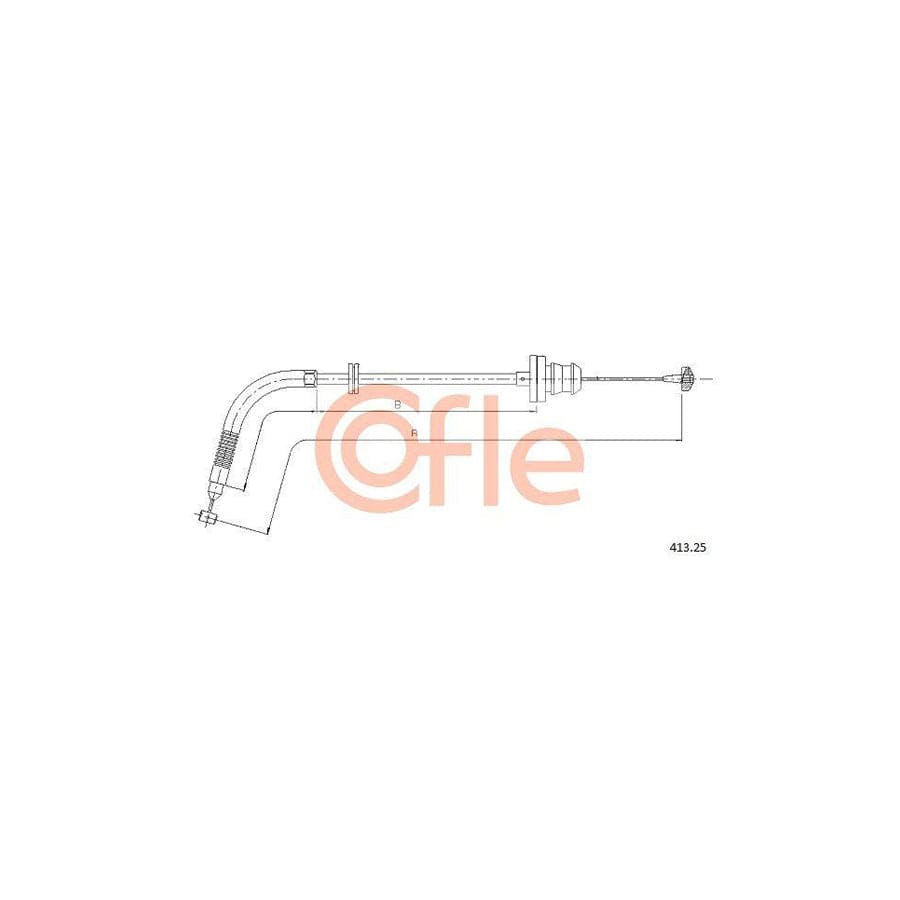 Cofle 92.413.25 Throttle Cable for Fiat Punto II Hatchback (188)