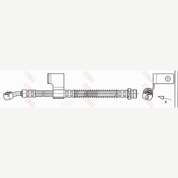 TRW MOTO PHD531 Brake Hose