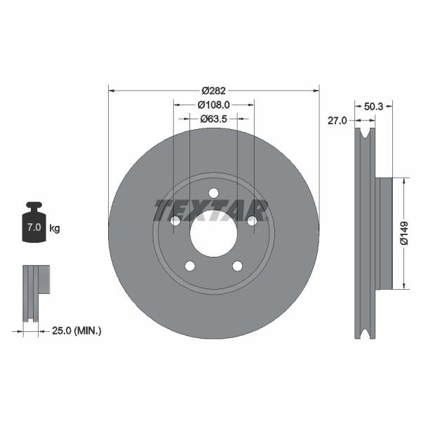 WABCO 6402259212 Brake Caliper Guide Bellow
