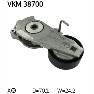 SKF VKM38700 V-Ribbed Belt Tensioner Pulley