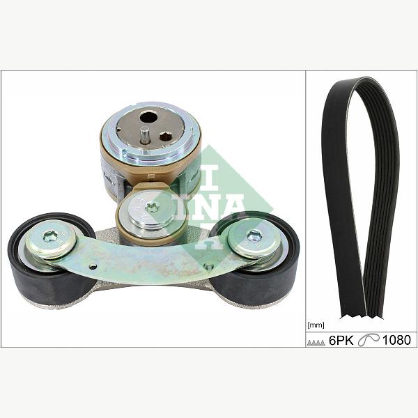 INA 529053710 V-Ribbed Belt Set