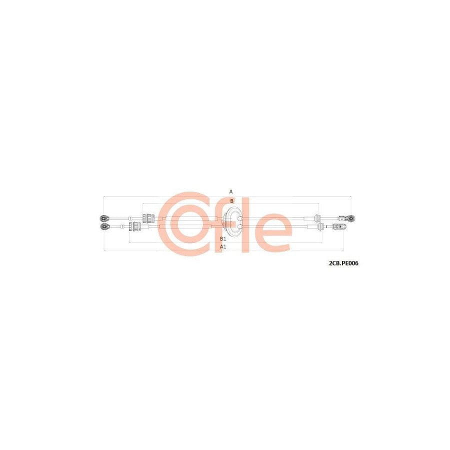 Cofle 92.2Cb.Pe006 Cable, Manual Transmission for Peugeot 308