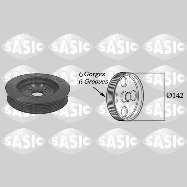 SASIC SAS5150H30 Crankshaft Belt Pulley