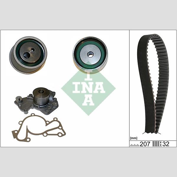 INA 530043030 Water Pump & Timing Belt Kit