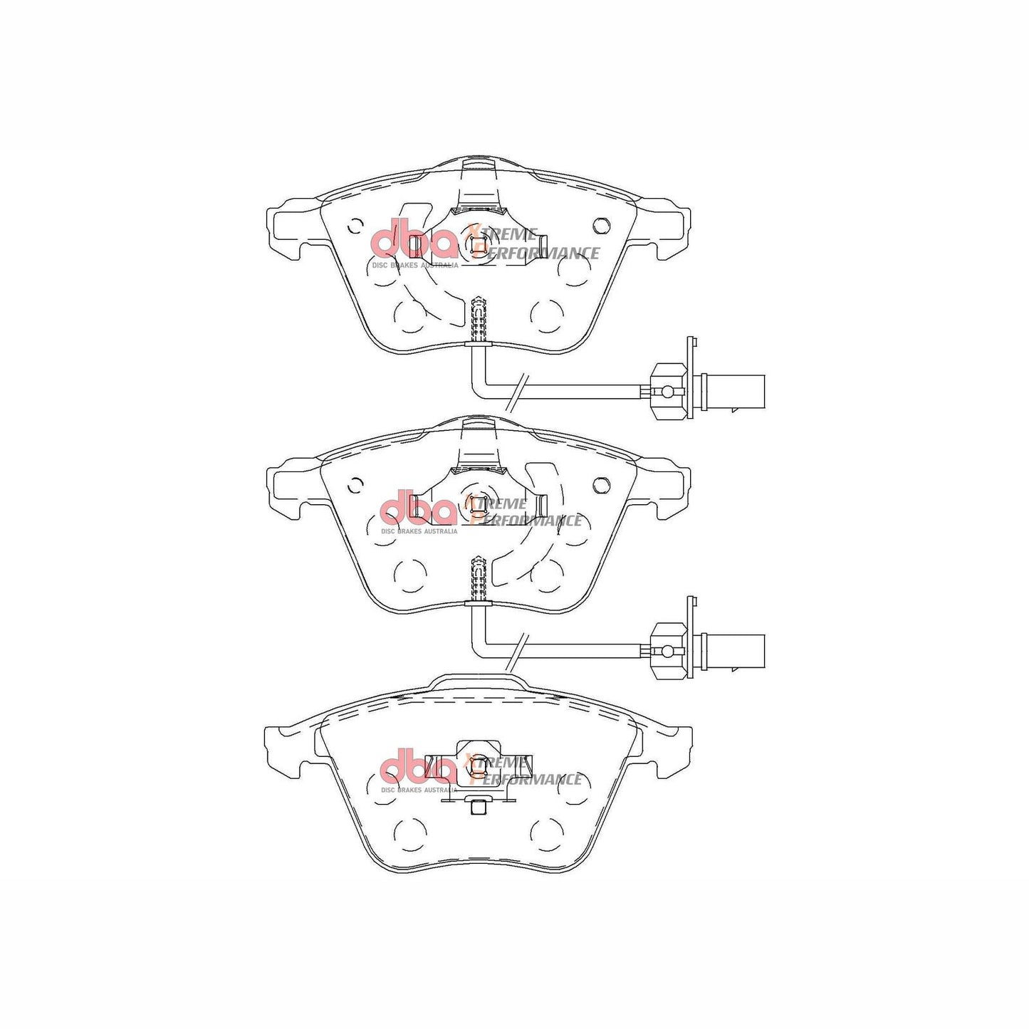 DBA DB2210XP High Performance Brake Pad Set