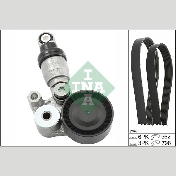 INA 529043110 V-Ribbed Belt Set
