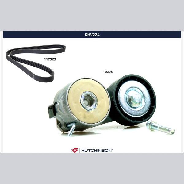 HUTCHINSON HUKHV224 V-Ribbed Belt Set