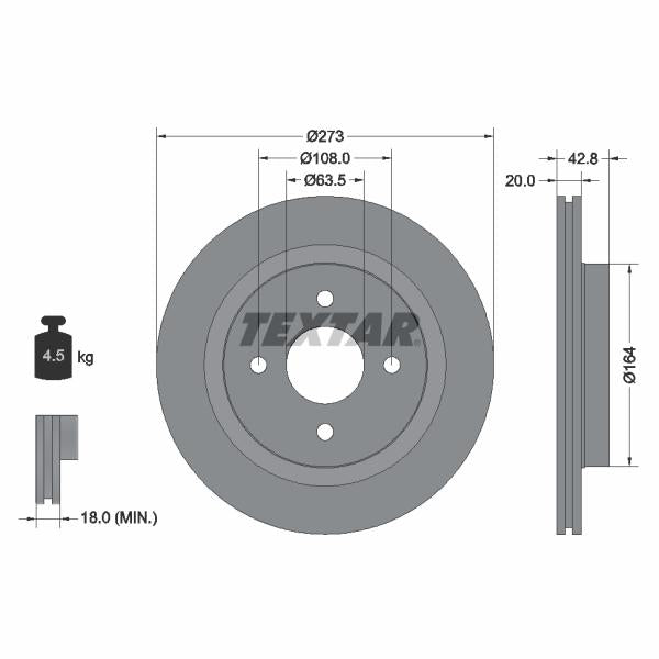 TRW MOTO ST1510 Brake Caliper Guide Bellow