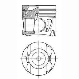 KOLBENSCHMIDT 41712610 Piston