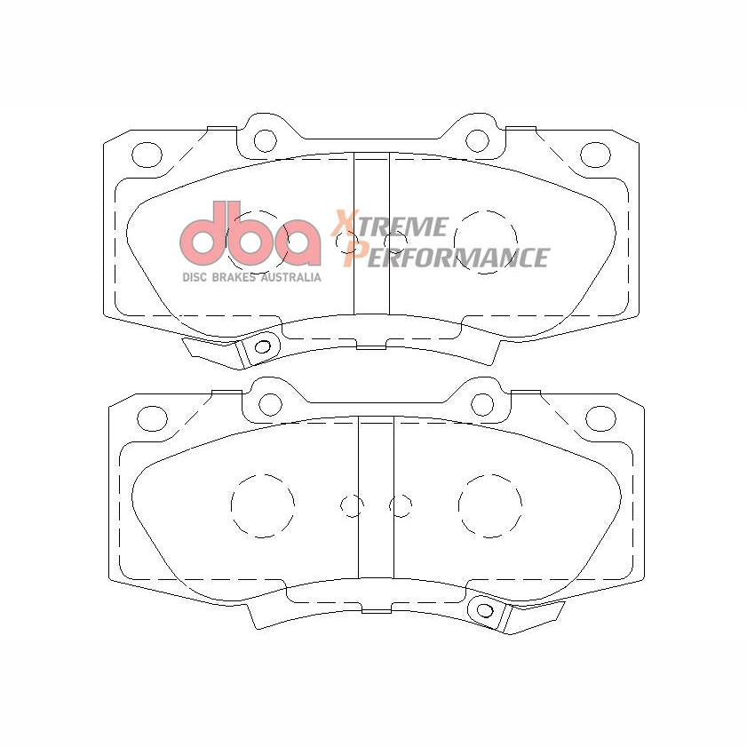 DBA DB2221XP High Performance Brake Pad Set