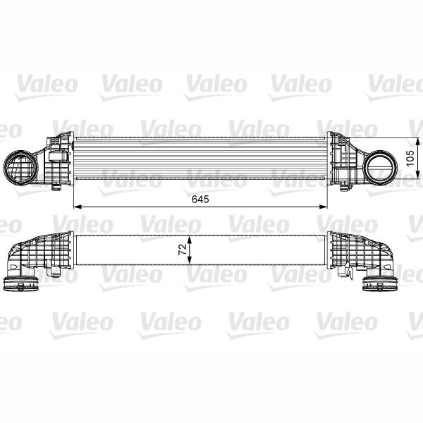 VALEO VAL818606 Charge Air Cooler
