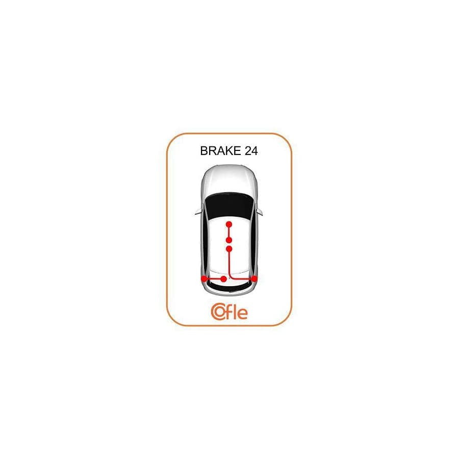 Cofle 491.22 Hand Brake Cable for Fiat Multipla (186)