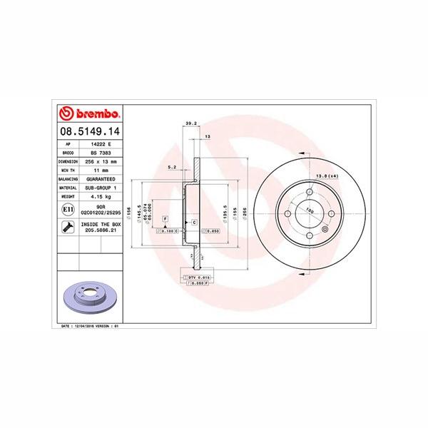 BOSCH 0204828687 Brake Master Cylinder