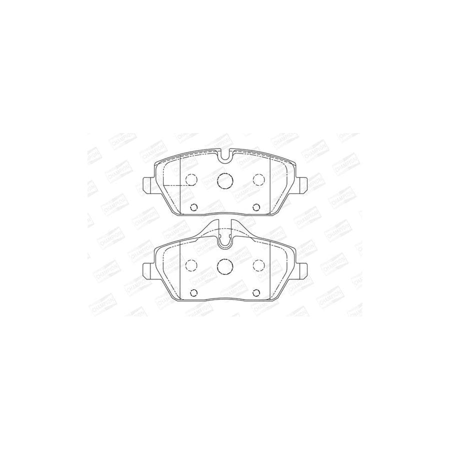 Champion 573137Ch Brake Pad Set for BMW 1 Series