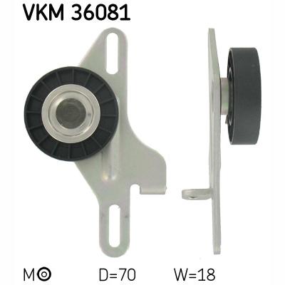 SKF VKM36081 V-Ribbed Belt Tensioner Pulley
