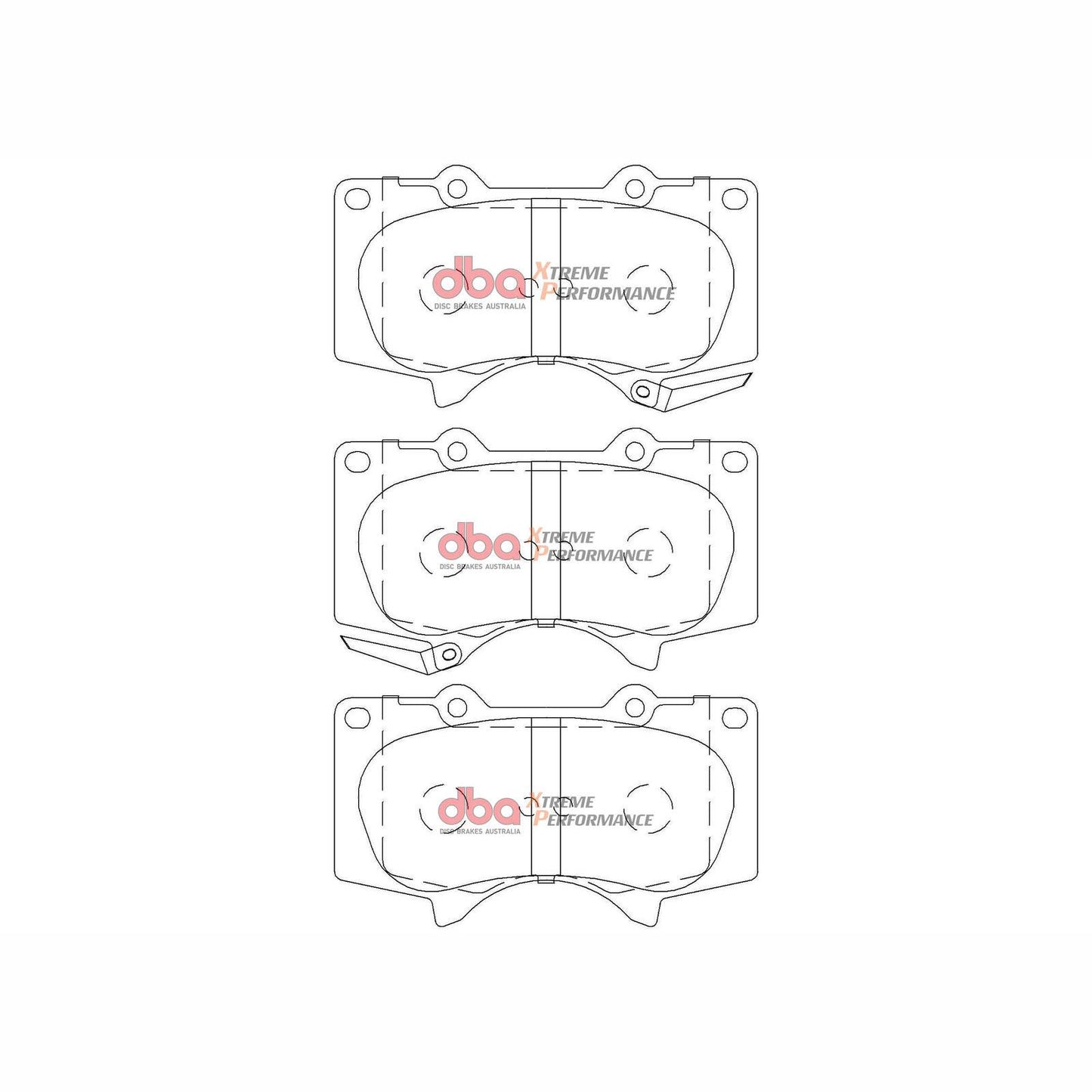 DBA DB2380XP High Performance Brake Pad Set