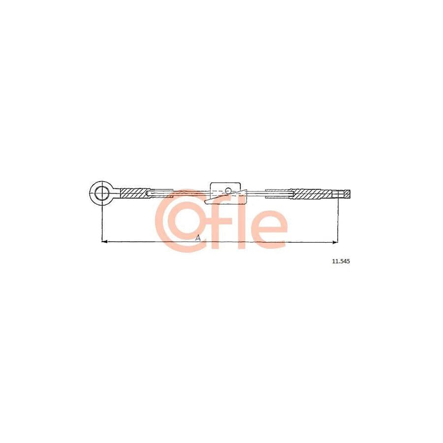 Cofle 11.545 Hand Brake Cable