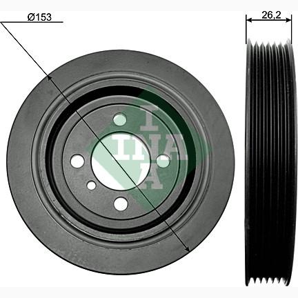 INA 544009310 Crankshaft Belt Pulley