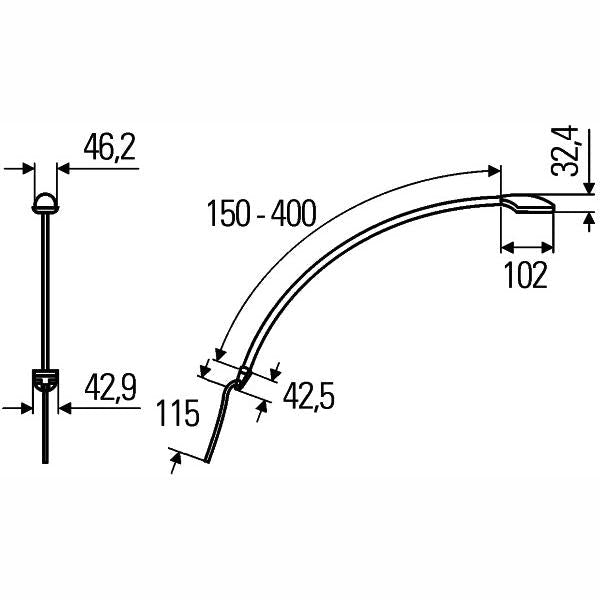 HELLA 2JA346720-117 Reading Light