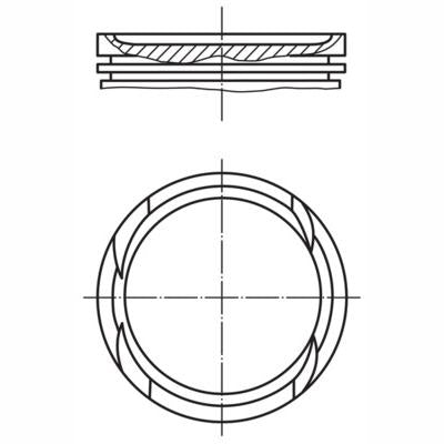 MAHLE 0830200 Piston