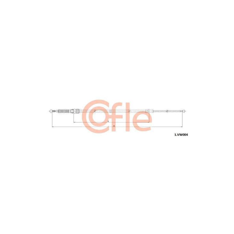 Cofle 92.1.Vk004 Hand Brake Cable