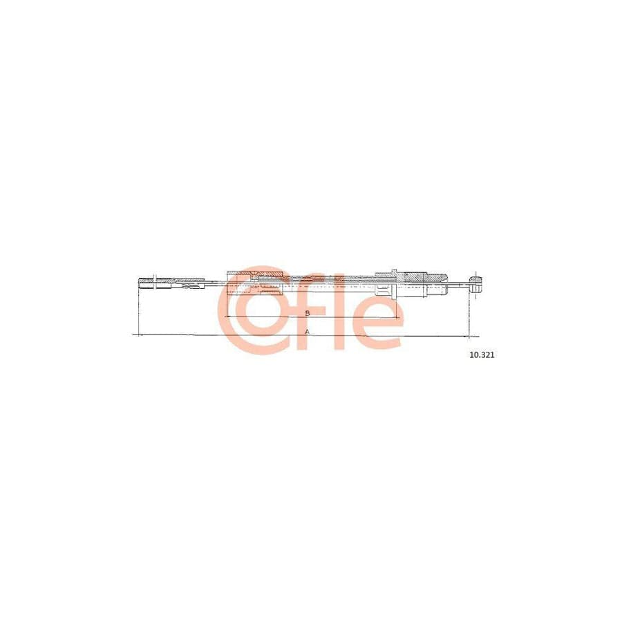 Cofle Bh.Vk070 Brake Hose for VW Lupo / Lupo 3L (6X1, 6E1)