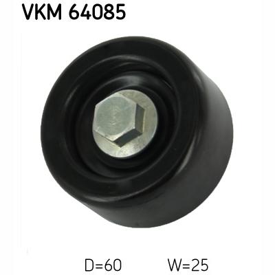 SKF VKM64085 V-Ribbed Belt Deflection/Guide Pulley