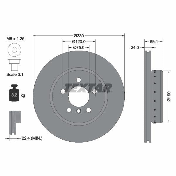 AUTOFREN SEINSA D7-235C Brake Caliper Guide Sleeve Kit
