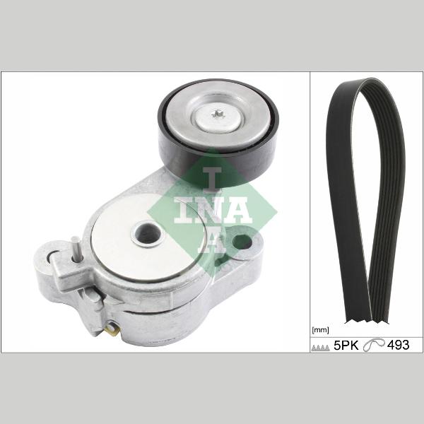 INA 529034010 V-Ribbed Belt Set