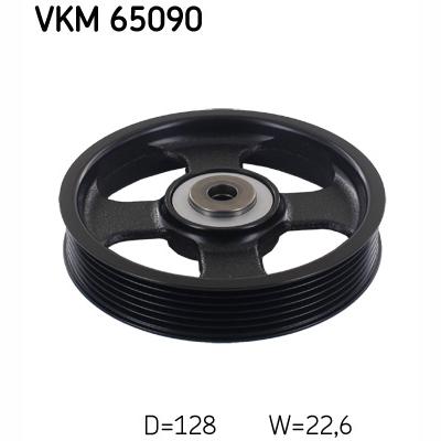 SKF VKM65090 V-Ribbed Belt Deflection/Guide Pulley