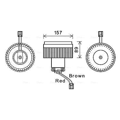 AVA COOLING VO8176AVA Air Blower