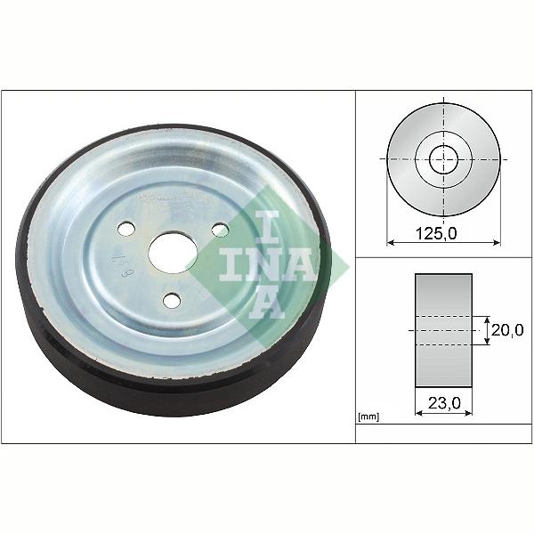 INA 532091210 V-Belt Deflection Pulley/Guide Pulley