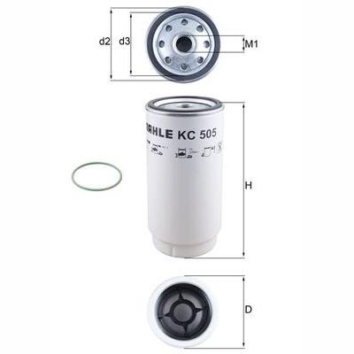 MAHLE KC505D Fuel Filter