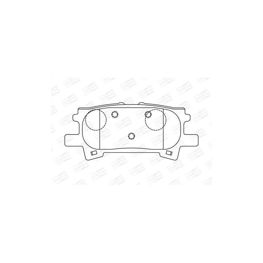 Champion 572621Ch Brake Pad Set