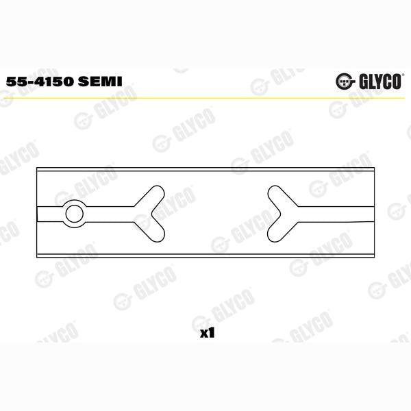 GLYCO 55-4150SEMI Connecting Rod Small End Bushes