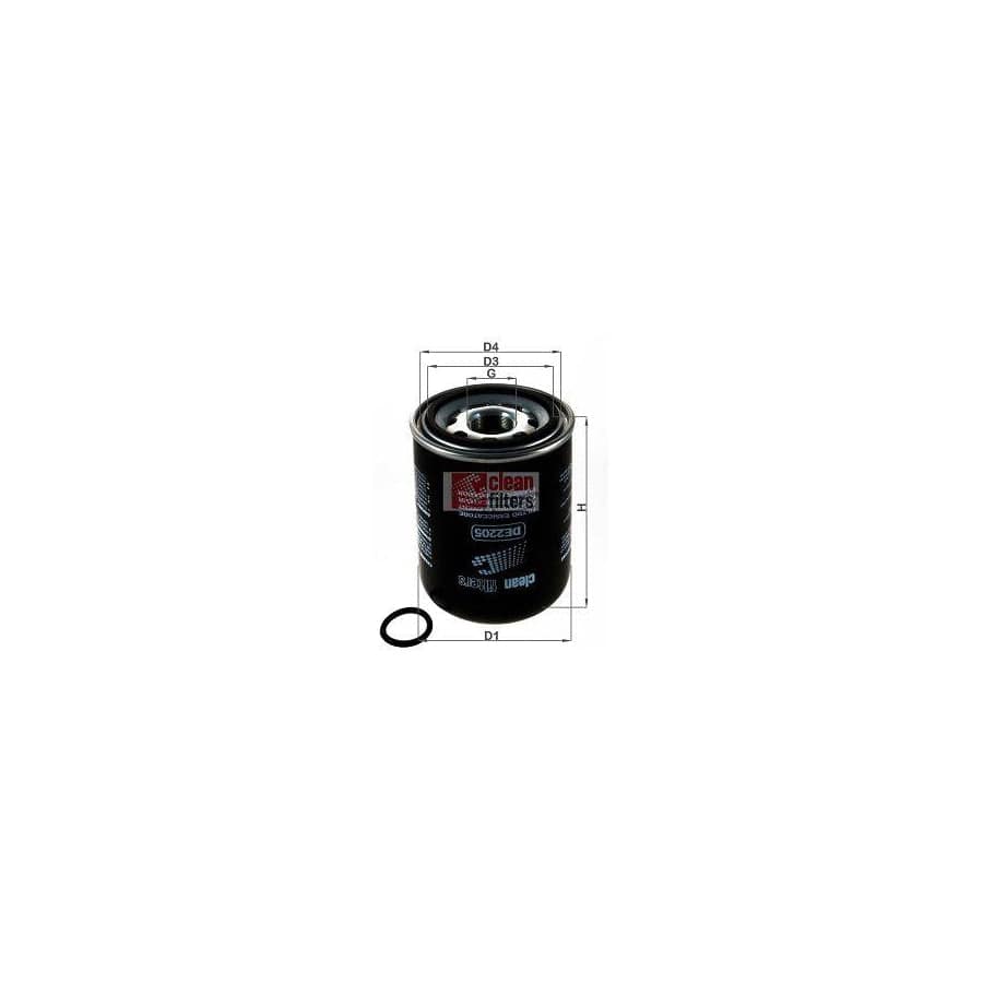 Clean Filter De2205 Air Dryer Cartridge, Compressed-Air System