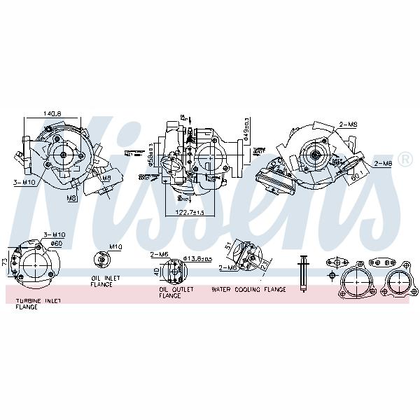 NISSENS NIS93680 Turbocharger