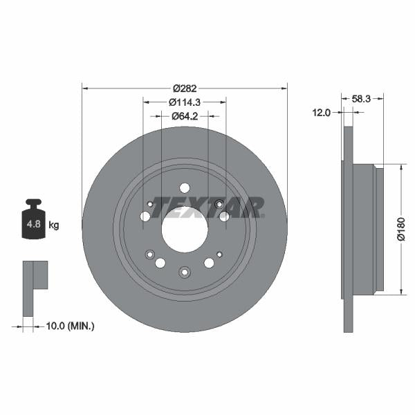 WABCO 9125189232 Brake Caliper Guide Bellow