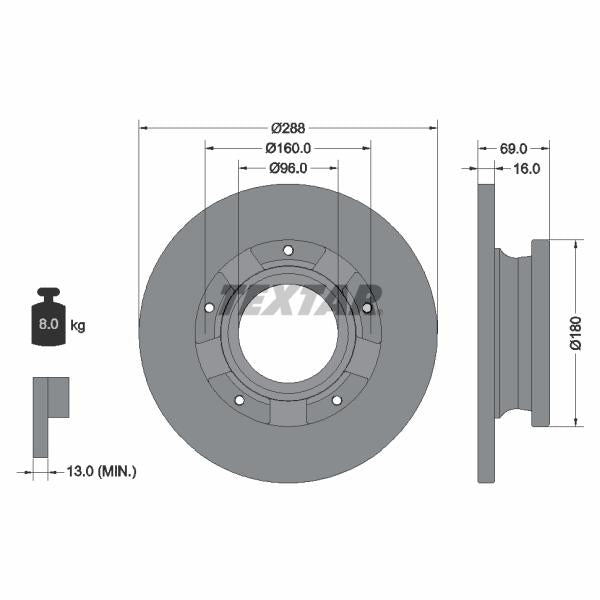 QUICK BRAKE QB113-1463X Brake Caliper Guide Sleeve Kit