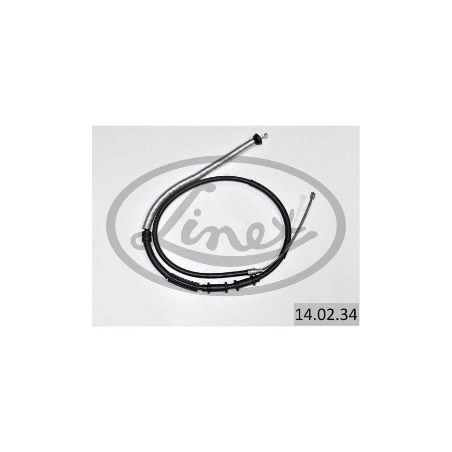 Linex 14.02.34 Cable, Service Brake for Fiat Grande Punto Hatchback (199)