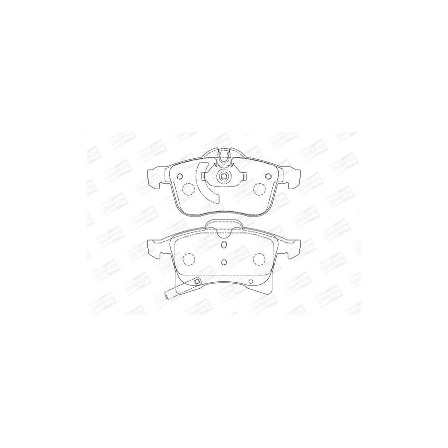Champion 573153Ch Brake Pad Set