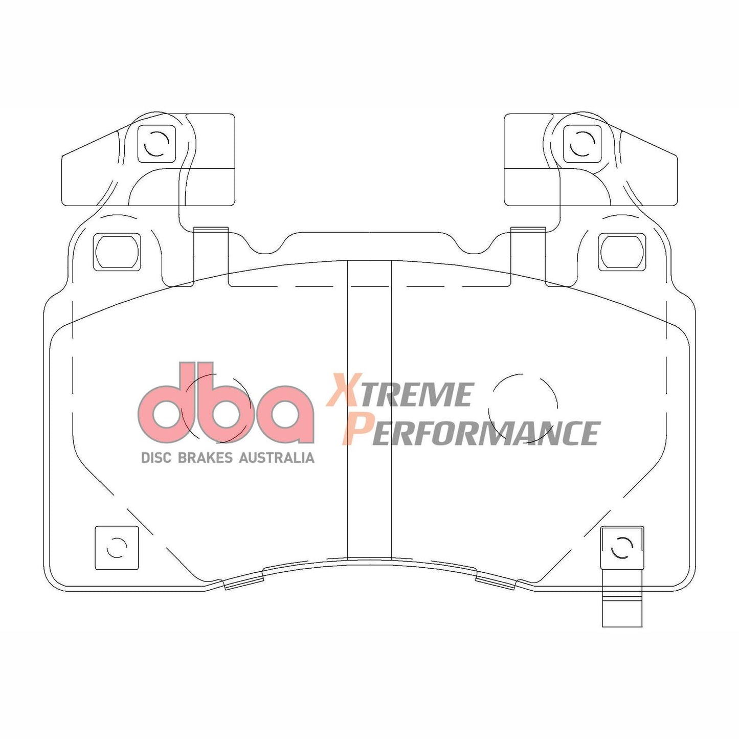 DBA DB2358AXP High Performance Brake Pad Set
