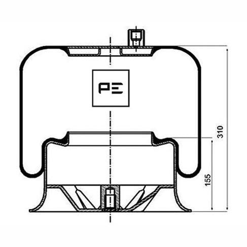 PETERS 084.111-73 Air Suspension Bellow