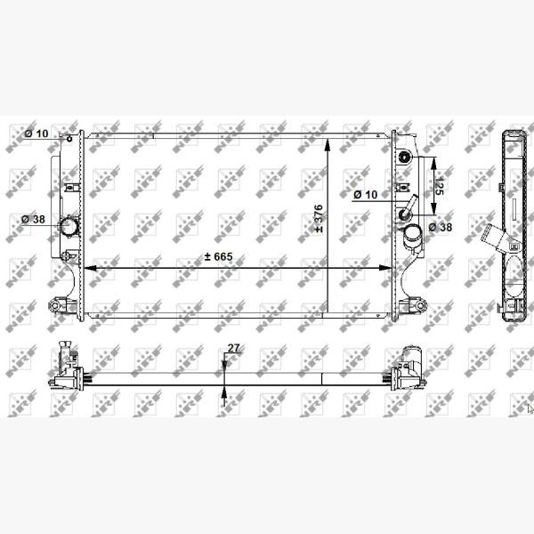 NRF NRF59202 Engine Radiator