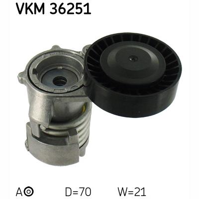 SKF VKM36251 V-Ribbed Belt Tensioner Pulley