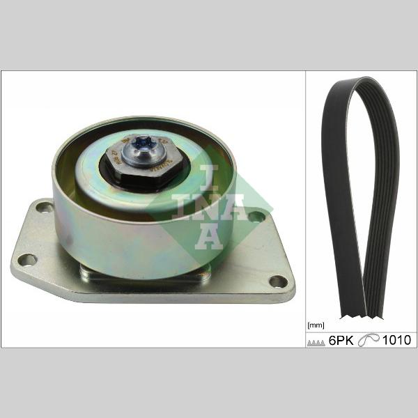 INA 529026010 V-Ribbed Belt Set